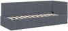 vidaXL Eckbettgestell mit Kopfteil Dunkelgrau 80 cm x 200 cm Samt 42016288 Bild 4