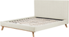 Polsterbett Leinenoptik beige Lattenrost 160x200 cm TALENCE Bild 4
