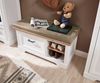 Sitzbank >Jasmin< in Pinie hell - 93x49x41cm (BxHxT) Bild 5