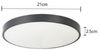 ZMH LED Deckenleuchte Wohnzimmer Ø21cm 12W Deckenlampe Rund für Flur Schlafzimmer, Augenschutz, LED fest integriert, 3000K, Schwarz Kellerlampe Warmweiß Büro Küche Bild 3