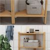 Waschbeckenunterschrank Zeno Bambus 68 x 60.5 cm 2er Set Vicco Bild 4