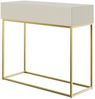 Selsey Veldio Konsolentisch, Holzwerkstoff, Graubeige Taupe, 90 cm breit Bild 1