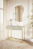 Selsey Veldio Konsolentisch, Holzwerkstoff, Graubeige Taupe, 90 cm breit Bild 3
