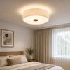 LED Deckenleuchte JANNIE, Textil, Beige matt, opal, D 50 cm Bild 2
