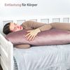 Totsy Baby Stillkissen Seitenschläferkissen 145x40 cm Schlafkissen mit Bezug - Body Pillow Bild 4