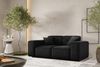 Sofaset Designersofa CESINA 3-2-1 in Stoff Opera Velvet Schwarz Bild 4