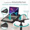 aktivshop Beistelltisch auf Rollen (Tischplatte neigbar, klappbar), höhenverstellbar, breitenverstellbar Bild 2