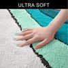 OTTO home Badematte Josie, Badvorleger, Badezimmer Teppich, Höhe 20 mm, rutschhemmend beschichtet, schnell trocknend, strapazierfähig, fußbodenheizungsgeeignet, Polyester, rechteckig, Badteppich, Badematten, rechteckig, rund & als 3-tlg. Set erhältlich Bild 4