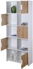 Bücherregal PEPETO 5TW Regal mit 5 Türen Optik: Weiß / Artisan Eiche Bild 3