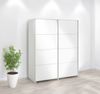 Dmora Kleiderschrank 2 Türen Paeng, Schlafzimmermöbel, Schrank, Garderobe, 182x61 h220 cm, Glänzendes Weiß Bild 2