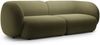 Micadoni Sofa Kate 4-Sitzer Samt Grün Bild 2