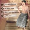 Lashuma Saunatuch XXL Handtuch Lima, (1-St), Premium Frottee Badetuch - Saunahandtuch 100x200 für Damen & Herren Bild 2