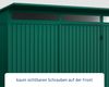 Hörmann Ecostar Metall-Gerätehaus Trend mit Pultdach Typ 3, 238x303 cm , moosgrün, 7,2 m²,1-flüglige Tür Bild 4