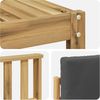 vidaXL Outdoor-Sofagarnitur 4 pcs Weiß und Anthrazit 3391627 Bild 5