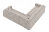 Couch Ibiza L Form in Samtstoff - Samtstoff - sand Bild 4