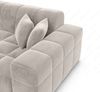 Couch Ibiza L Form in Samtstoff - Samtstoff - sand Bild 5