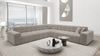 Couch Ibiza L Form in Samtstoff - Samtstoff - sand Bild 2