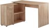 Eckschreibtisch mit Regal Sonoma 120x75,5x106,5cm Modern Büro Home Office Bild 2