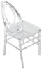 Vente-unique - AMALINE Stuhl Plastik Transparent - B 53 cm x H 91,5 cm x L 38,5 cm Bild 5