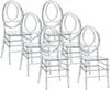 Vente-unique - AMALINE Stuhl Plastik Transparent - B 53 cm x H 91,5 cm x L 38,5 cm Bild 2