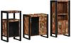 vidaXL Badezimmermöbel-Set mit Regal 3 pcs Massives upgecyceltes Holz 3305611 Bild 2