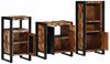 vidaXL Badezimmermöbel-Set mit Regal 3 pcs Massives upgecyceltes Holz 3305611 Bild 3