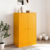 vidaXL Sideboard Senfgelb 67x39x107 cm Stahl 841664 Bild 3