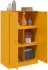 vidaXL Sideboard Senfgelb 67x39x107 cm Stahl 841664 Bild 4