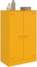 vidaXL Sideboard Senfgelb 67x39x107 cm Stahl 841664 Bild 5