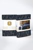 PIP Studio Perkal Bettwäsche 155x220 Tutti i Fiori Dark Blue Blümchen blau Wende Bild 4
