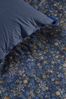 PIP Studio Perkal Bettwäsche 155x220 Tutti i Fiori Dark Blue Blümchen blau Wende Bild 5