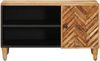 vidaXL Stauraumschränke Braun 80 x 31,5 x 46 cm Massivholz Mango 4018931 Bild 3