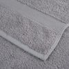 vidaXL Premium-Waschtücher SOLUND 4 Stk. Grau 30x30 cm 600 g/m² 137300 Bild 5