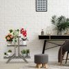 Relaxdays Blumentreppe Holz mit 3 Stufen Bild 2