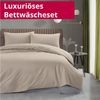 DecoHomeTextil Heimtextilmanufaktur Bettwäsche Set Bettgarnitur mit Reißverschluss Polycotton Uni Bild 2