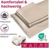 DecoHomeTextil Heimtextilmanufaktur Bettwäsche Set Bettgarnitur mit Reißverschluss Polycotton Uni Bild 3