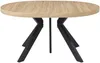 Vente-unique - KOMONI Esstisch Holz, Platte SchwarzBeige - B 120 cm x H 76 cm x L 300 cm250 cm200 cm150 cm Bild 4
