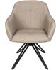 Esszimmer Drehstuhl, Kunstlederbezug Taupe Metallgestell ELBE 94224451 Bild 3