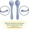 ABC 4-teiliges Besteckset, Babybesteckset - mit rutschfestem Saugnapf + Baby-Saugnapfschüssel, Löffel, Gabel, Besteckset Bild 5