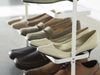 Yamazaki Schuhregal Tower Schuhständer 3 Ebenen Metall schmal tragbar mobil platzsparend, Schuhständer, Schuhablage, für 8 bis 9 Paar Schuhe, freistehend Bild 4
