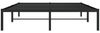 vidaXL Bettgestell Metall Schwarz 140x190 cm 373655 Bild 5