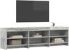 vidaXL TV-Schränk 168 x 33 x 47 cm Betongrau Holzwerkstoff 8011238 Bild 2