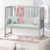 roba Spannbettlaken Lil Planet 40 x 90 bis 45 x 90 cm - Spannbetttuch für Babybetten - Frosty Green Bild 2