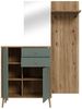 Garderobe Winston / Whenua, Holzwerkstoff, Grün, Holzfarben, 144 x 195 x 42 cm Bild 3