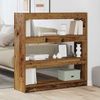 vidaXL Bücherregal Altholz 100 x 30 x 103 cm Holzwerkstoff 862724 Bild 4