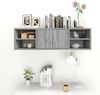 vidaXL Wandregal Grau Sonoma 102x30x29 cm Holzwerkstoff 826364 Bild 3
