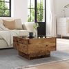 vidaXL Couchtisch Altholz 50 x 50 x 30 cm Holzwerkstoff 879659 Bild 5