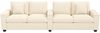 Sofa 299x80x82,7 cm Beige aus Cord mit USB-/USB-C-Ladefunktion, Stauraum und klappbarer Mittelarmlehne Bild 5