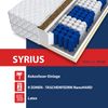 Matratze 80x200 LATEX KOKOS Taschenfederkern H3 H4 9 ZONEN SYRIUS Premium 19cm Bild 4