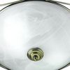 Deckenlampe, Messing antik, Glas in Marmor-Optik, 37cm Bild 2
